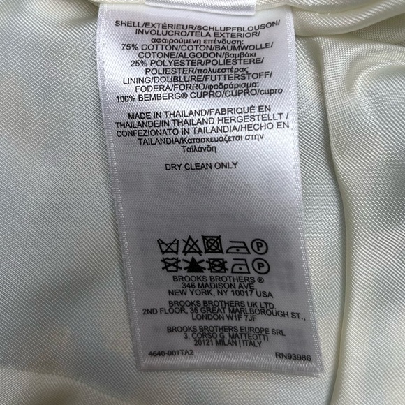 Brooks Brothers Stylish Blue and White womens blazer jacket - Picture 6 of 9